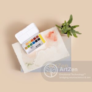 ArtZen 12-Color Solid Watercolor Set