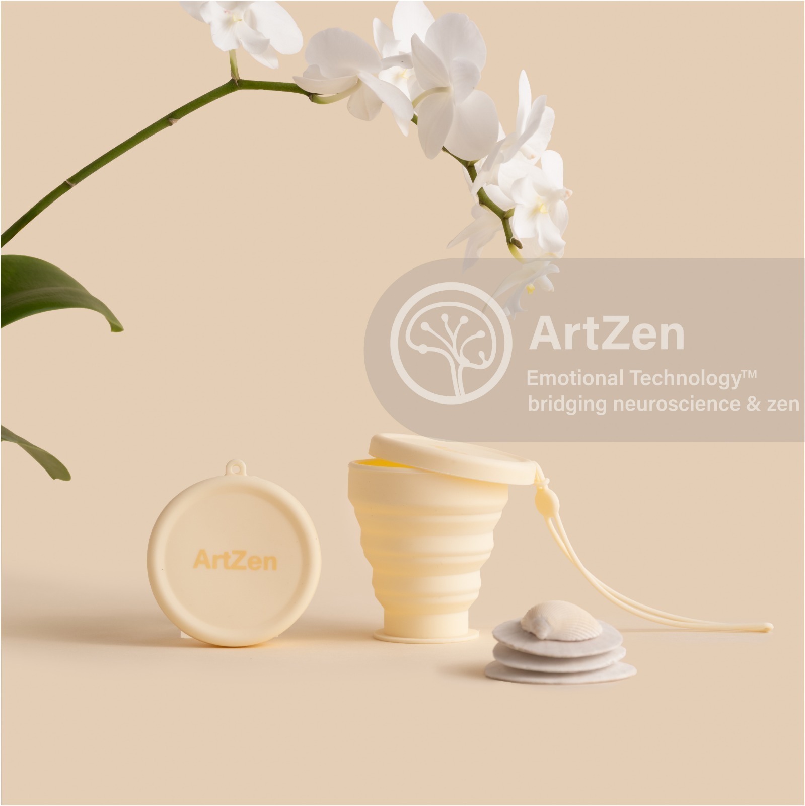 ArtZen Collapsible Cup — BPA-Free · Leak-Proof · Mindfully Made - Image 3